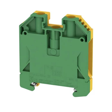 Weidmüller WPE 16 védővezetős sorkapocs zöld-sárga