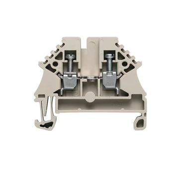 Weidmüller WDU 2.5N átvezető sorkapocs, 2,5mm2, bézs, csavarozható összekötéssel