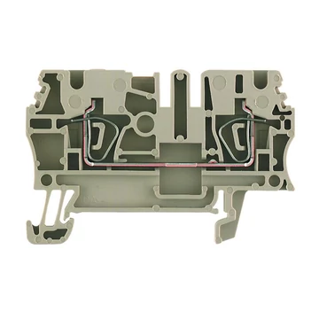Weidmüller ZDU 2.5 átvezető sorkapocs, rugós, 2,5mm2, bézs 100db/csomag) Weidmüller ZDU 2.5 átvezető sorkapocs, rugós, 2,5mm2, bézs 100db/csomag)