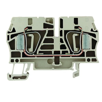 Weidmüller ZDU 6 átvezető sorkapocs, rugós, 6mm2, bézs