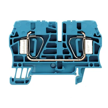 Weidmüller ZDU 6 BL átvezető sorkapocs, rugós, 6mm2, kék