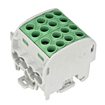 Nagyáramú burkolt elágazókapocs 35mm², 4be/4kimenet, z/s