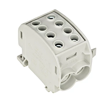 Nagyáramú burkolt elágazókapocs, 70mm², 1p/4 leágazás,szürke