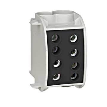 Nagyáramú burkolt elágazókapocs, 70mm², 1p/4 leágazás,fekete