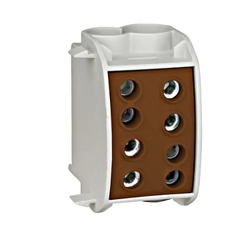 Nagyáramú burkolt elágazókapocs, 70mm², 1p/4 leágazás,barna