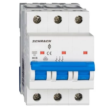 Kismegszakító AMPARO 6kA, C 16A, 3 pólusú