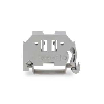 Csavar nélküli végrögzítő oldallap 6 mm szürke