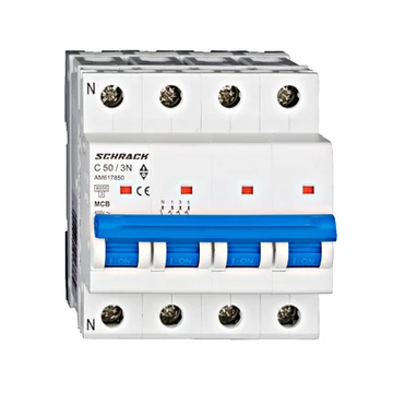 Kismegszakító AMPARO 6kA, C 50A, 3P+N Schrack Technik