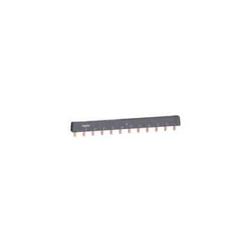 Fésűs sín 3P tüskés 100A 12modul A9 22cm Fésűs sín 3P tüskés 100A 12modul A9 22cm