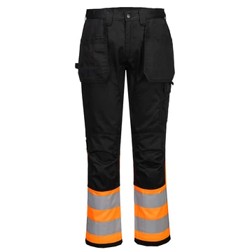 CD858OBR28 Portwest WX2 Eco Hi-Vis Class 1 lengőzsebes nadrág