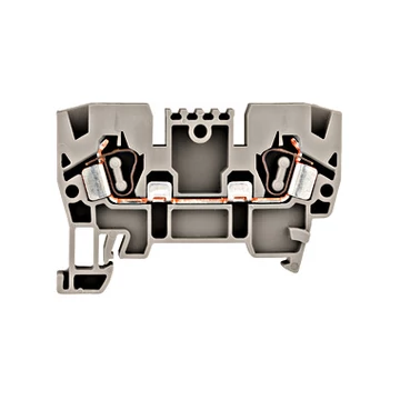 Rugós kapocs YBK 4mm², szürke