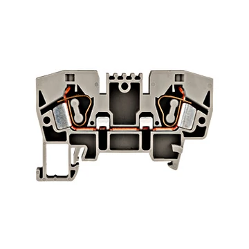 Rugós kapocs YBK 6mm², szürke