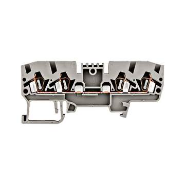 Többszörös rugós kapocs, 2,5mm², YBK 2,5 C, 2/2,szürke