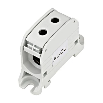 Alu-réz vezetékösszekötő kapocs, szürke, 50mm²