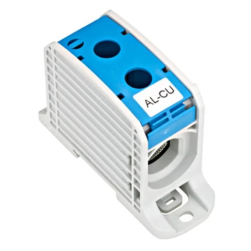 Alu-réz vezetékösszekötő kapocs, kék, 185mm²