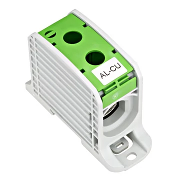 Alu-réz vezetékösszekötő kapocs, zöld, 185mm²