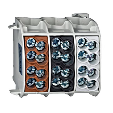 Nagyáramú burkolt elágazókapocs, Al/Cu, 25mm² - 3p 