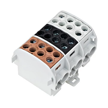 Nagyáramú burkolt elágazókapocs, Al/Cu, 35mm² - 3p