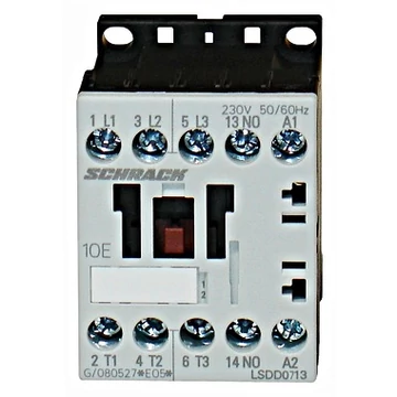 Mágneskapcsoló, 3kW, 1z, 230VAC, 7A AC3, 18A AC1, S00 (klt erejéig)