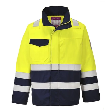 MV25YNRL Portwest Hi-Vis Modaflame munkakabát MV25YNRL Portwest Hi-Vis Modaflame munkakabát