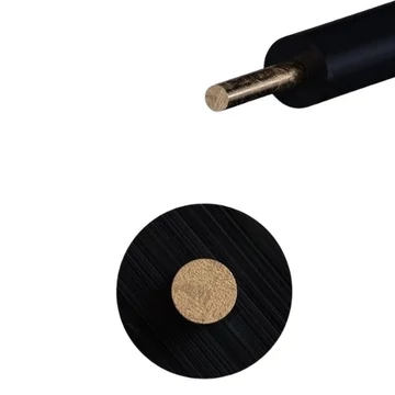 MCu 1x 2,5mm2 fekete ( 100M ) CPR tömör rézvezeték (H07V-U)