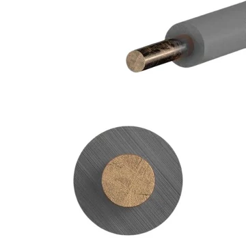 MCu 1x 2,5mm2 szürke ( 100M ) CPR tömör rézvezeték (H07V-U)