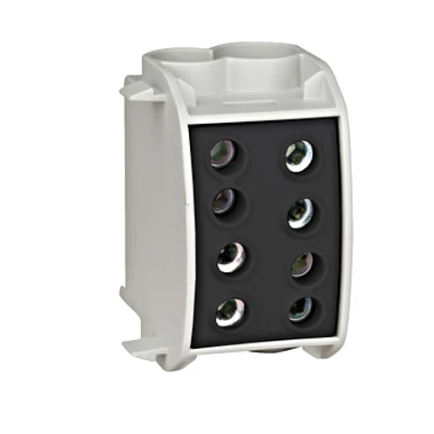 Nagyáramú burkolt elágazókapocs, 70mm², 1p/4 leágazás,fekete