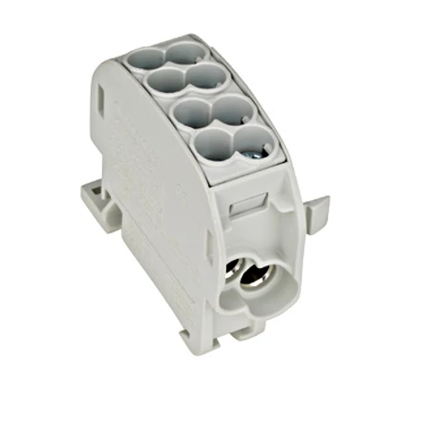 Nagyáramú burkolt elágazókapocs, Al/Cu, 25mm², 1p. szürke