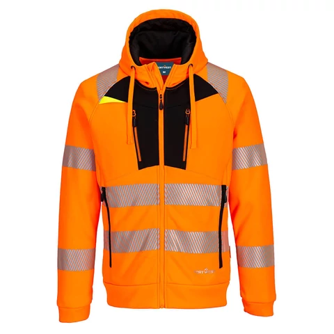 DX477OBR4XL Portwest DX4 Hi-Vis kapucnis pulóver