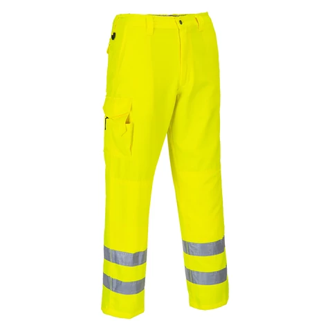 E046YER4XL Portwest Hi-Vis Combat nadrág