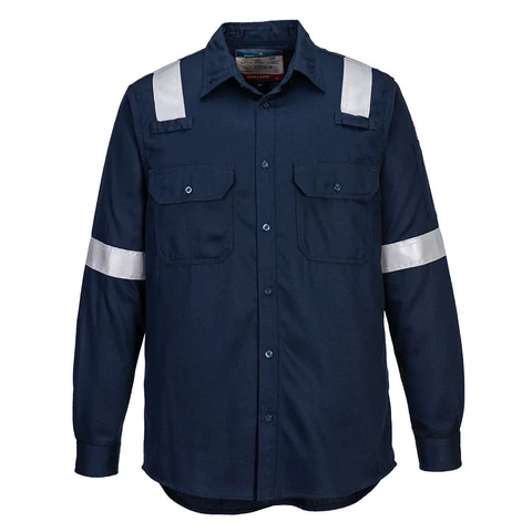 FR720NARL Portwest FR Lightweight Anti-static Shirt