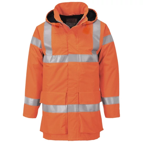 S774ORR4XL Portwest Bizflame Rain Hi-Vis antisztatikus FR esődzseki