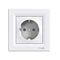 Asfora Dugalj (2p+F) Kerettel Fehér 10/120/dob. Schneider,
