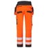 Kép 2/2 - DX454OBR28 DX4 Hi-Vis nadrág lezippzározható lengőzsebbel