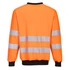 Kép 2/2 - PW277OBR4XL Portwest PW2 Hi-Vis Crewneck Sweatshirt